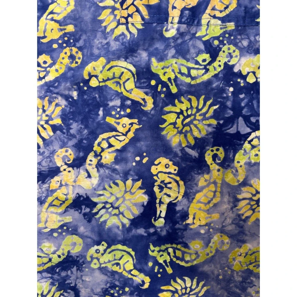 Tybee Island Clothing Company Hawaiian Camp Shirt Men's XL 100% Cotton